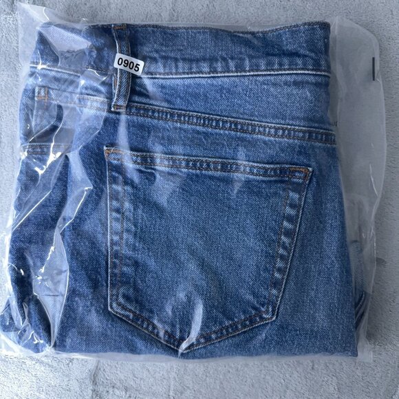 Loft Made And Love Denim jeans Shorts Womens Mid Calf Blue Size 31W - Picture 9 of 9